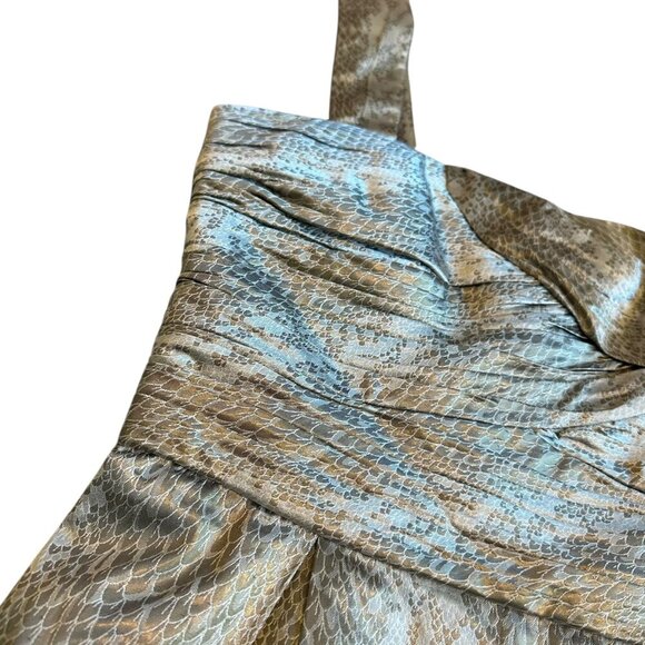 Diane Von Furstenberg DVF Treenie Snake Print Mini Dress Silk Size 6 Women's - Picture 4 of 12